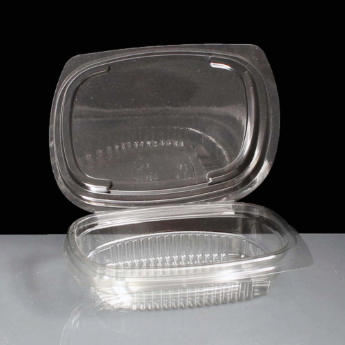 125cc Anson Fresco Clear Hinged Salad Containers