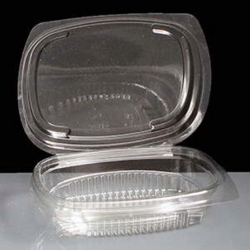 125cc Anson Fresco Clear Hinged Salad Containers
