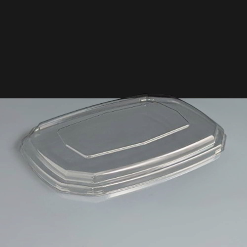 rPET Lid for 950ml Natural Biocane Takeaway Base