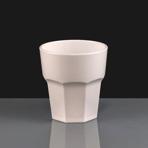 White 9oz Remedy Rocks Plastic Glasses