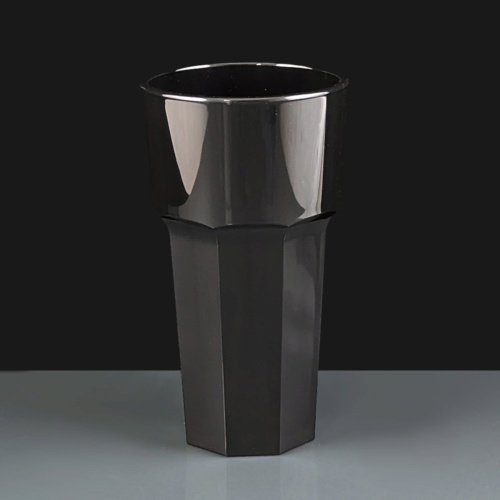 12oz Remedy Hi Ball - Black Plastic Glasses