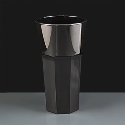 12oz Remedy Hi Ball - Black Plastic Glasses