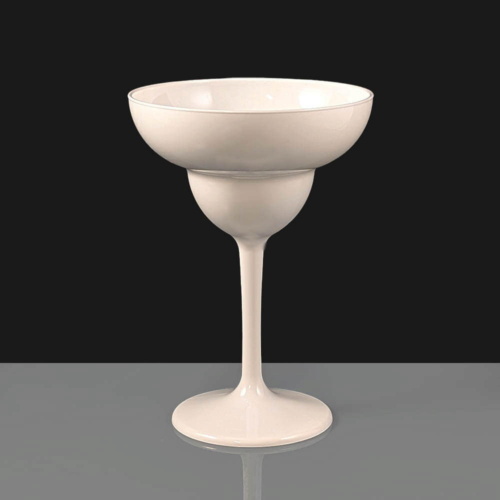 White Plastic Margarita Glass 320ml
