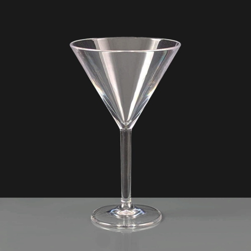 Polycarbonate Plastic Martini Glass