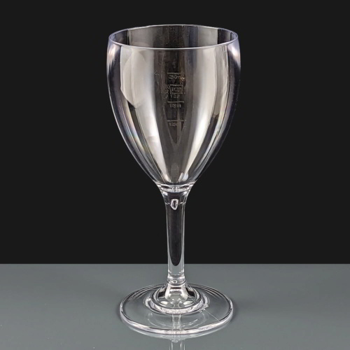 BB143 CE Large Polycarbonate Wine Glass Lined at 125, 175 & 250ml