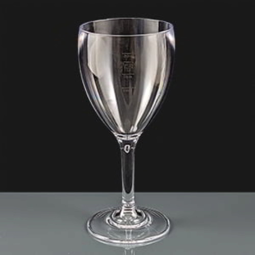 BB143 CE Large Polycarbonate Wine Glass Lined at 125, 175 & 250ml