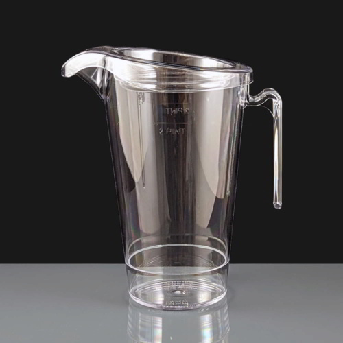 2 Pint Stackable Unbreakable Plastic Pitcher - CE