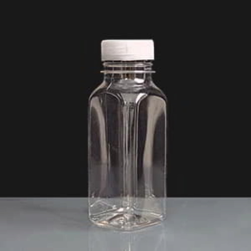250ml Square PET Juice Bottle with T/E Cap - Box of 224
