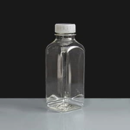 500ml Square Plastic PET Juice Bottle with Tamper Evident Cap