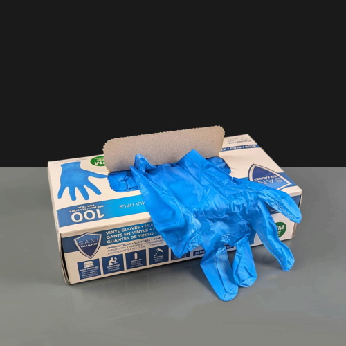 Medium Blue Powder Free Vinyl Gloves 