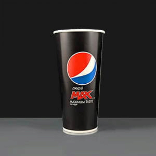 22oz Pepsi Max Cold Drink Paper Cup