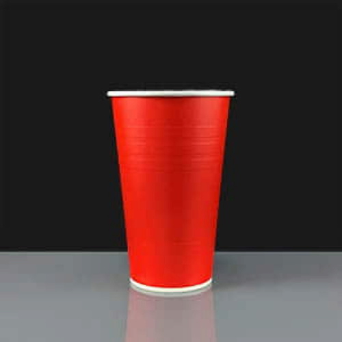 16oz Cold Drink Paper Cup - Red
