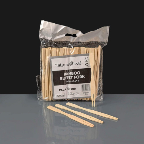 Bamboo Buffet Forks 90mm
