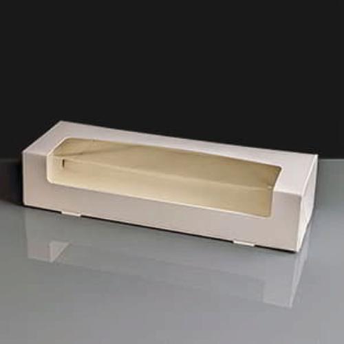 Windowed White Pie or Tart Boxes 9x3x2