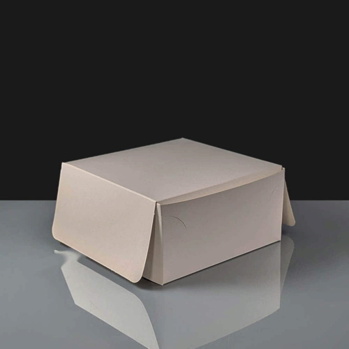 Folding Cake Boxes - Plain 6x6x3