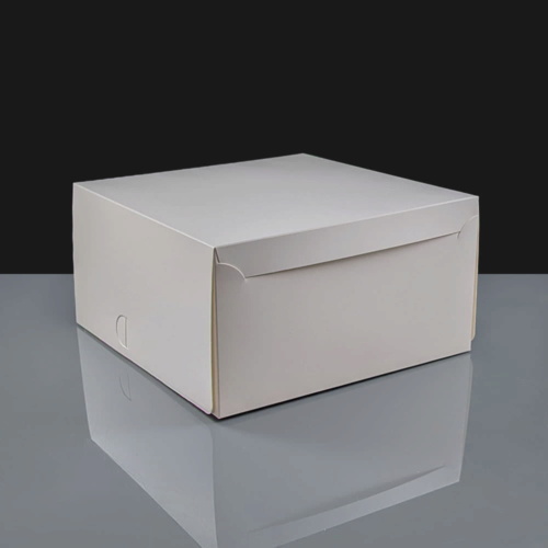 Folding Cake Boxes - Plain 10x10x5