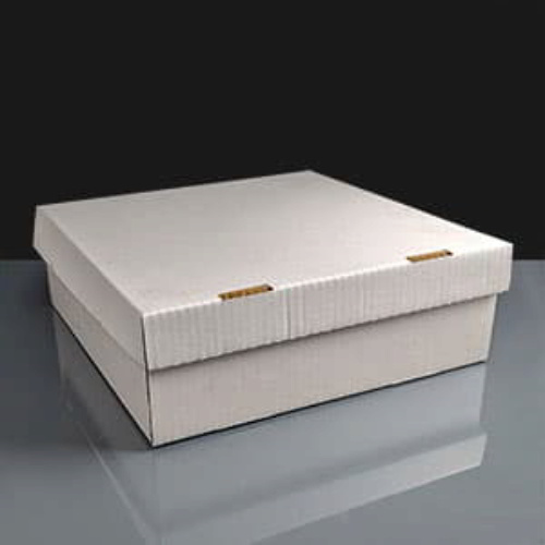 Shallow Heavy Duty Folding Cake Box 12x12x3