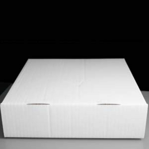 Shallow Heavy Duty Folding Cake Box 10.5 x 10.5 x 3