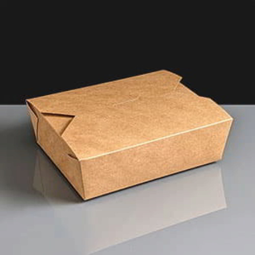 Biodegradable 36oz Leak-proof Food Container - No. 5 Brown - Box 150