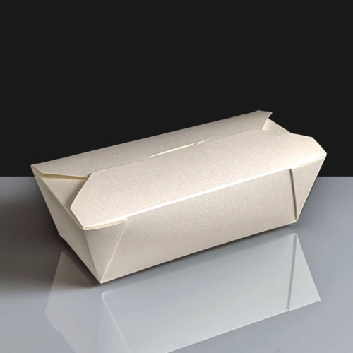 White Leak-Proof Food Carton No.6a - 25oz - Box of 675