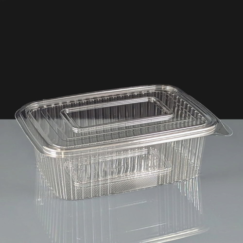 750cc Rectangular Hinged Salad Container