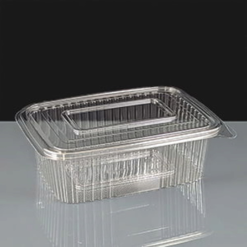 750cc Rectangular Hinged Salad Container
