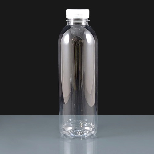 500ml Round Plastic rPET Juice Bottle with Tamper Evident Cap