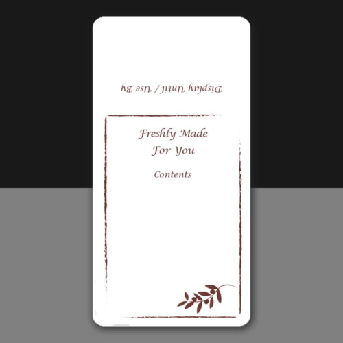 Freshly Made For You Sandwich Labels