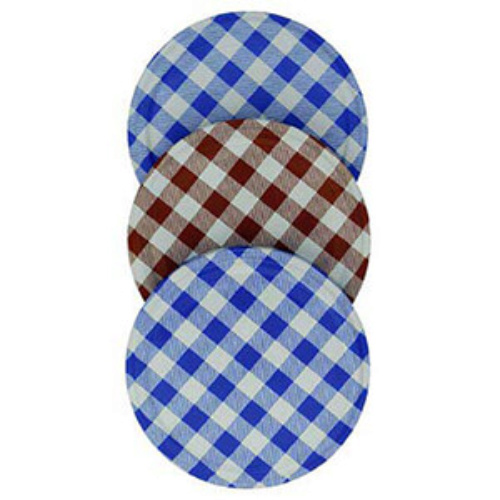 Tala Set of 3 Gingham Screw Top Jar Lids