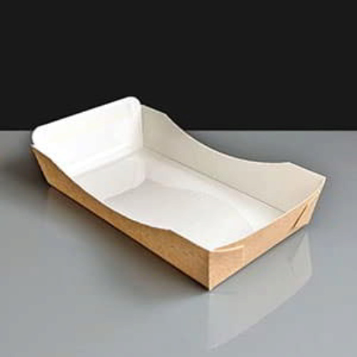 Huhtamaki Taste Croissant Tray with PET Film 'Sneezeguard'