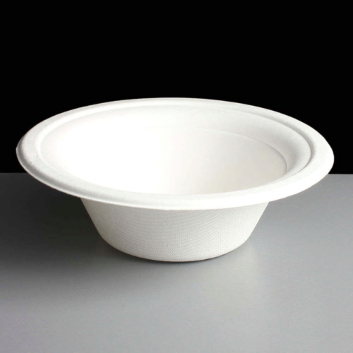 12oz White Deep Bagasse Bowl