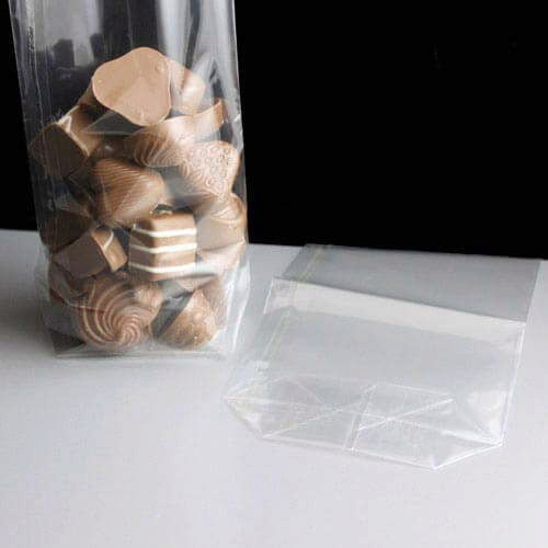 120mm x 225mm Plain Block Bottom Bags