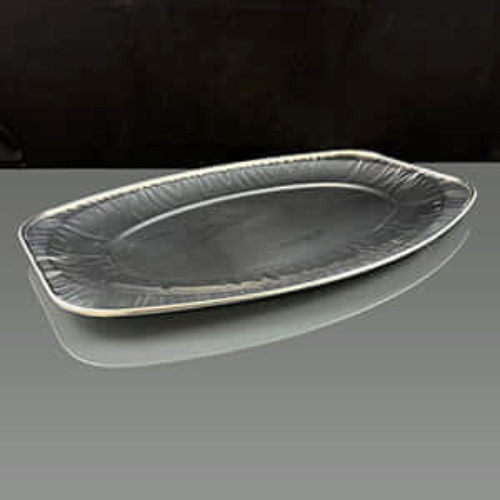43cm Oval Plain Foil Platter