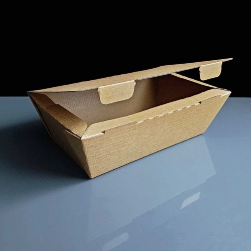 Large Microflute Hinged Hot Box 1200ml / 36oz 