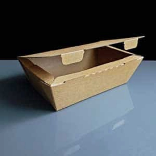 Large Microflute Hinged Hot Box 1200ml / 36oz 