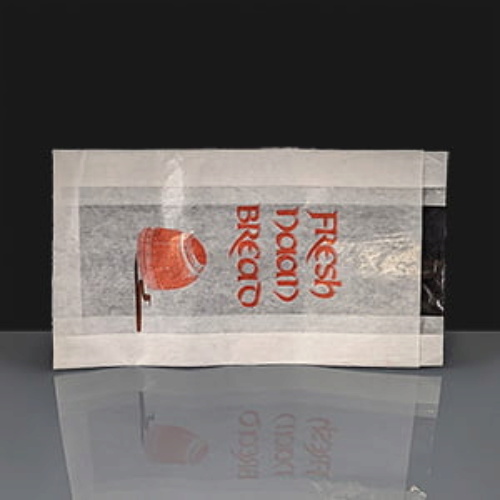 Naan Bread Paper Bag with Window 