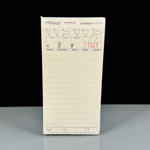 Restaurant WaitRpad Food Order Pad - 3 Part White - 50 Sheets Per Pad