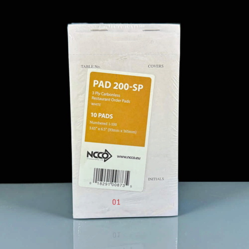 3ply Carbonless Restaurant Food Order Pad - 3.75 x 6.5