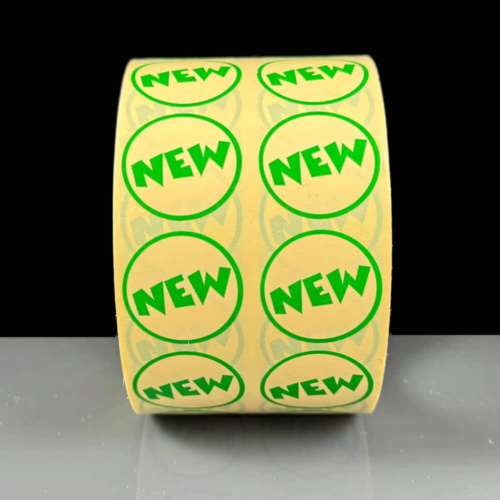 Cream & Green NEW Labels Pack of 2000