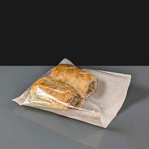 175 x 175mm White Film Fronted Paper Bags