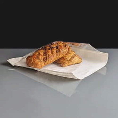 210 x 210mm White Film Fronted Paper Bags