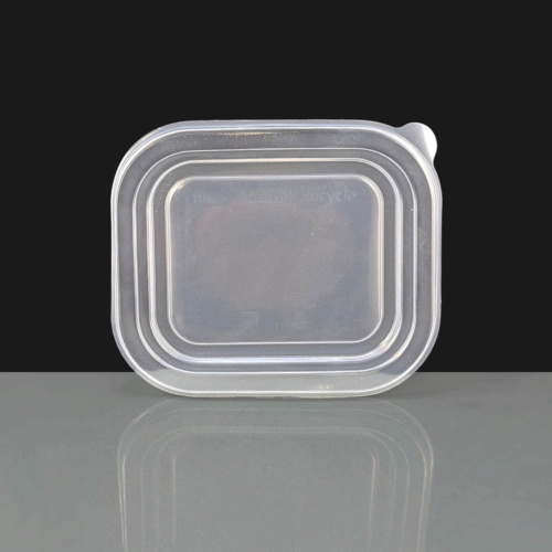 i2r Clear Rectangular Plastic Lids for 500ml Trays