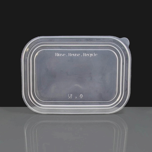 i2r Clear Rectangular Plastic Lids for 1000ml Trays