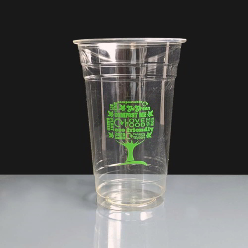 20oz Compostable PLA Plastic Cold Cups