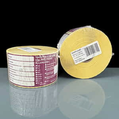 Allergen Shelf Life Labels - Roll of 500