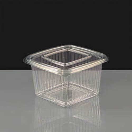Diamond 375cc Clear Hinged Salad Container