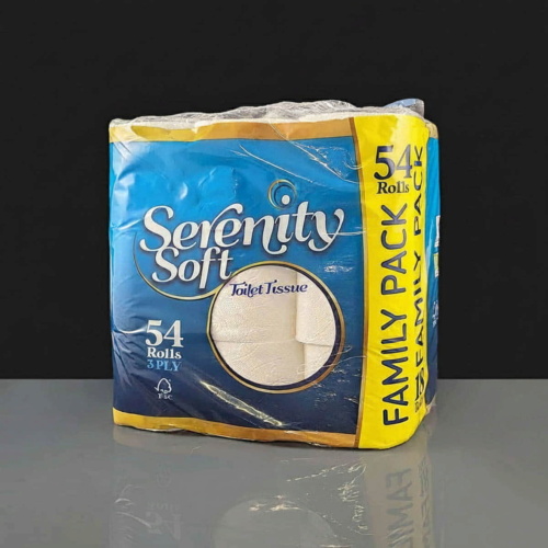 Serenity 3 Ply Extra Soft White Toilet Tissue
