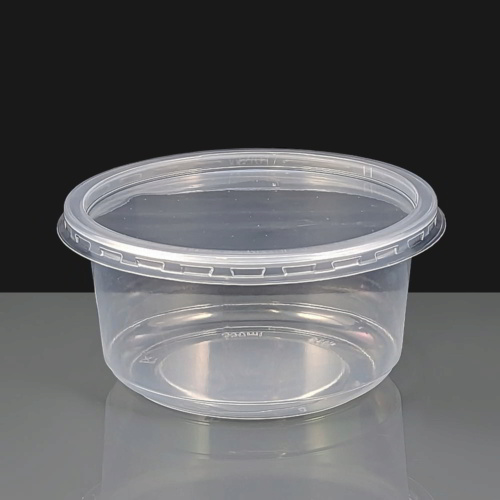 350ml Deli Pot Clear and Lid