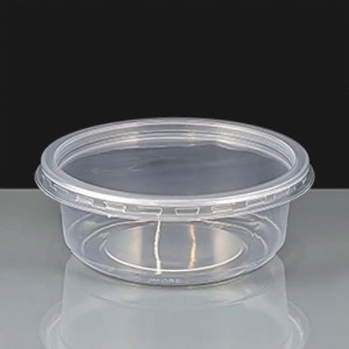 250ml Deli Pot Clear and Lid