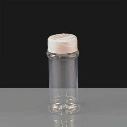 100ml Round Plastic Spice Jar & Lid